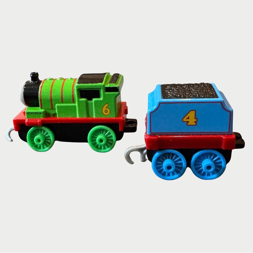 Percy 6 Train & Gordon Tender 4 -Push Along Trackmaster Thomas & Friends